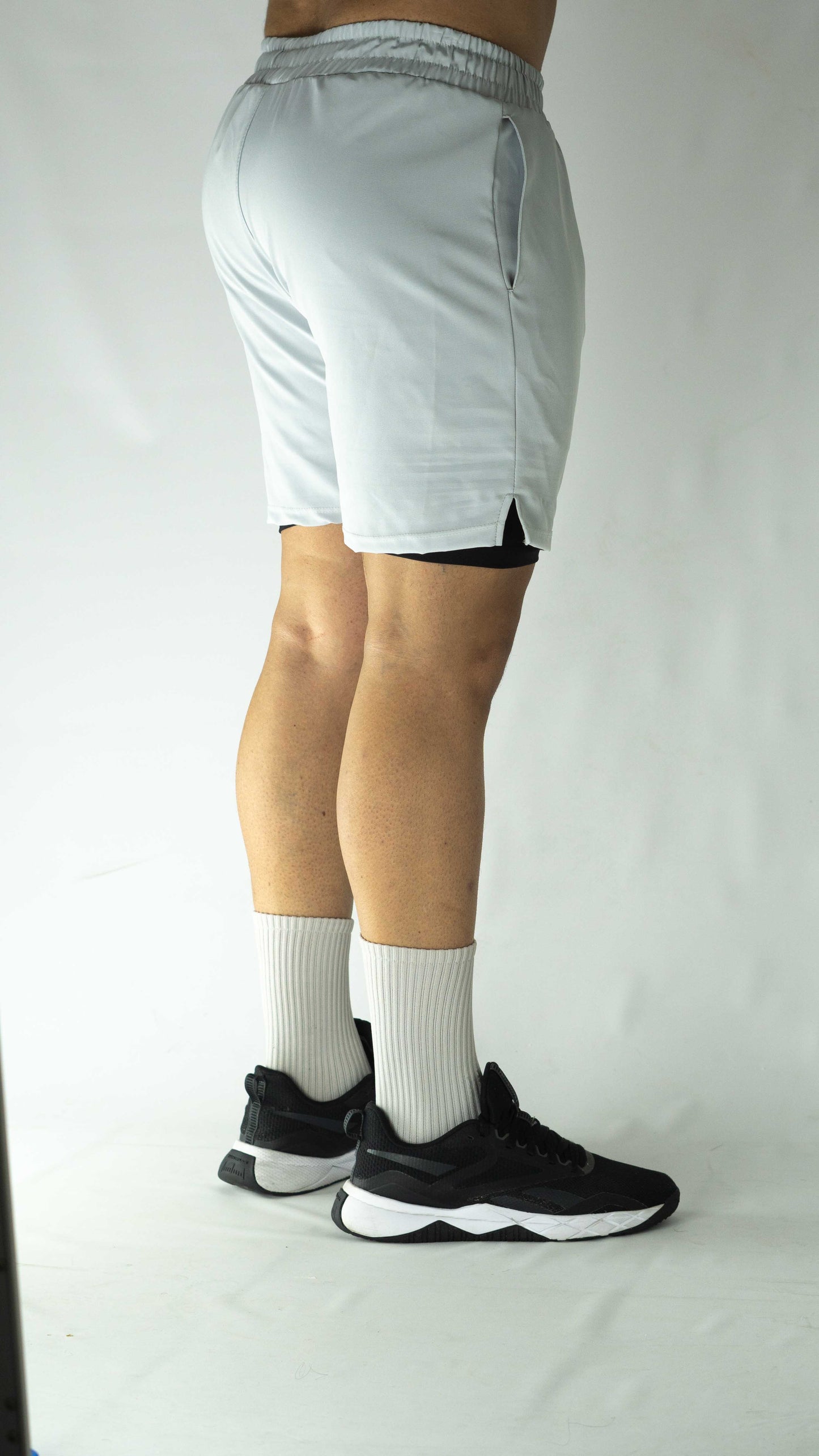 Pantaloneta Lycra Interna Gris Perla