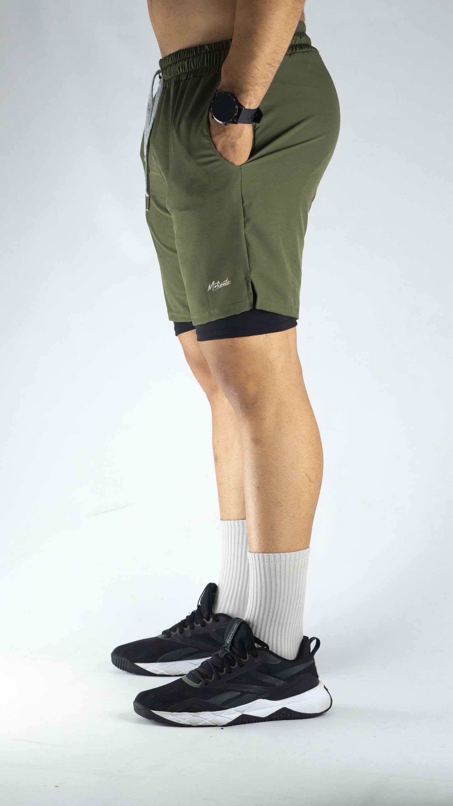Pantaloneta Lycra Interna Verde