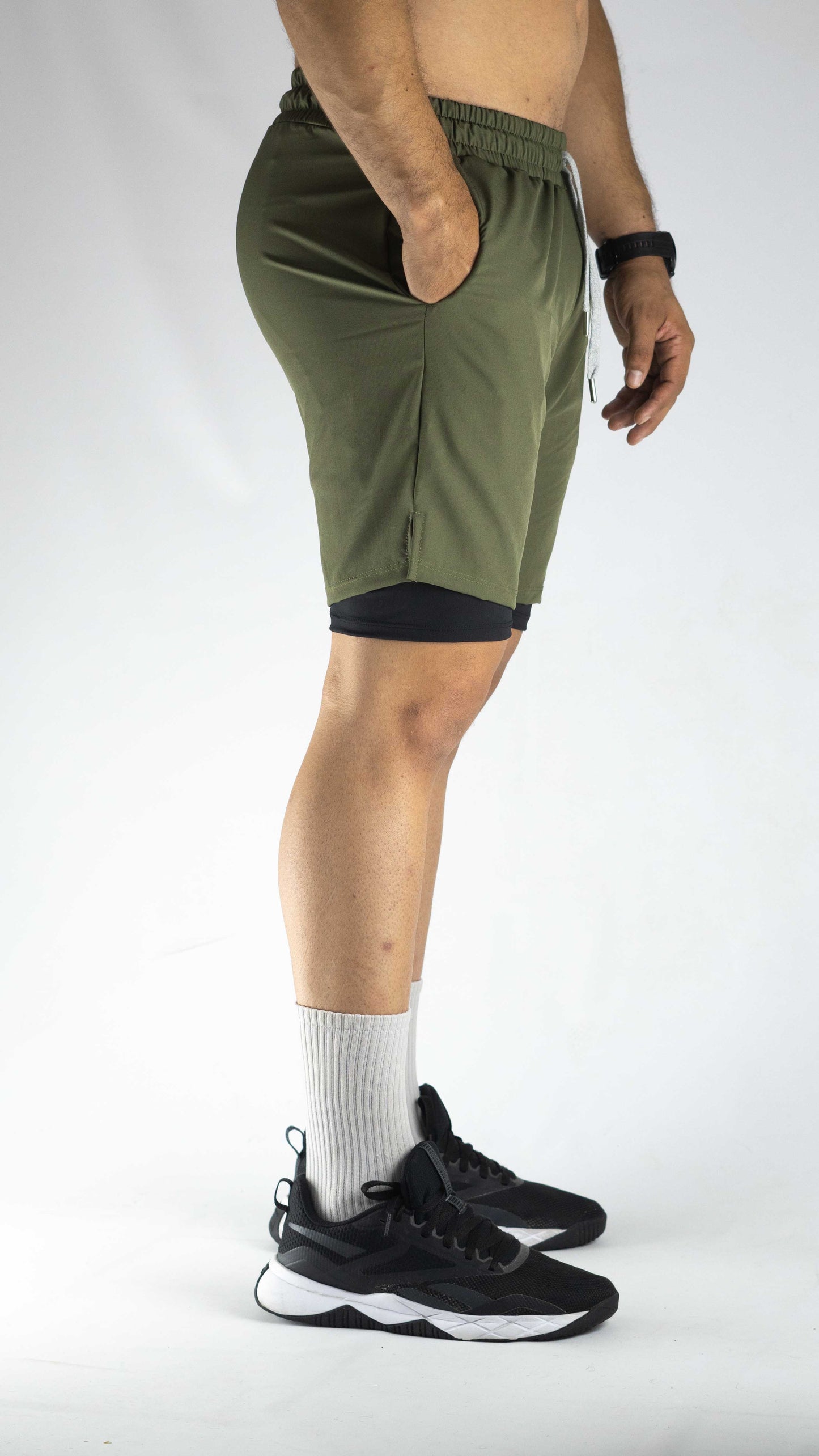 Pantaloneta Lycra Interna Verde