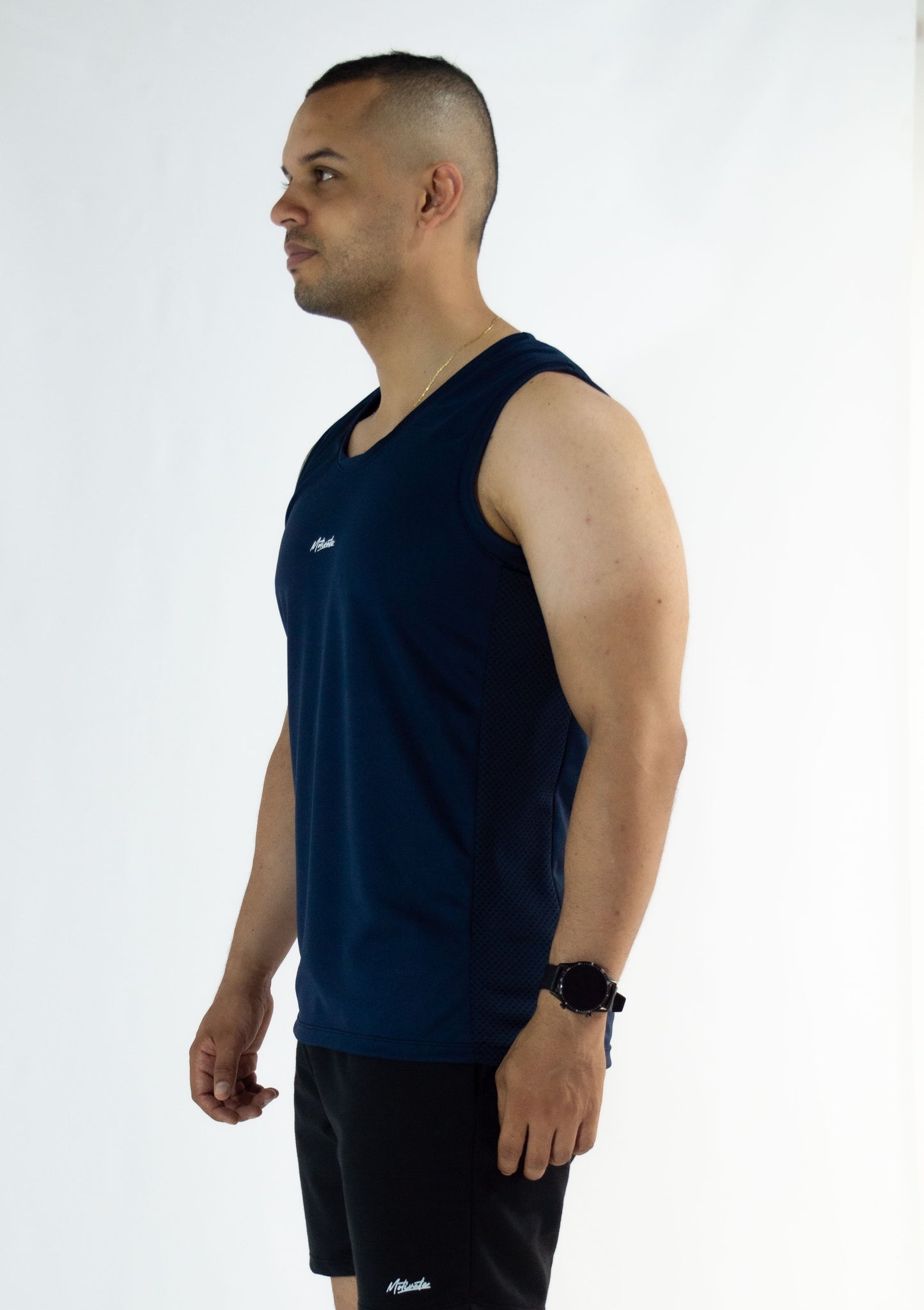 Camisilla Cerrada Azul