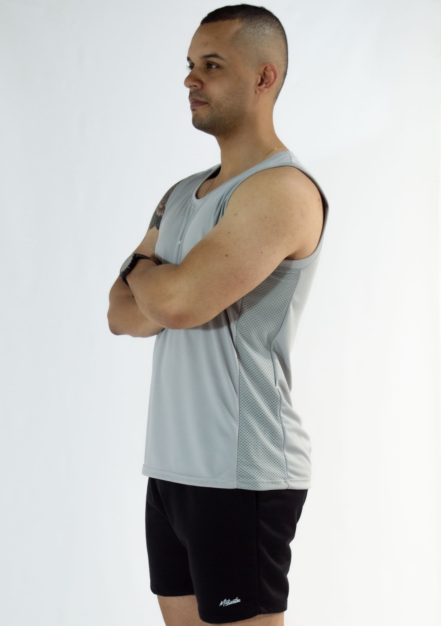 Camisilla Cerrada Gris