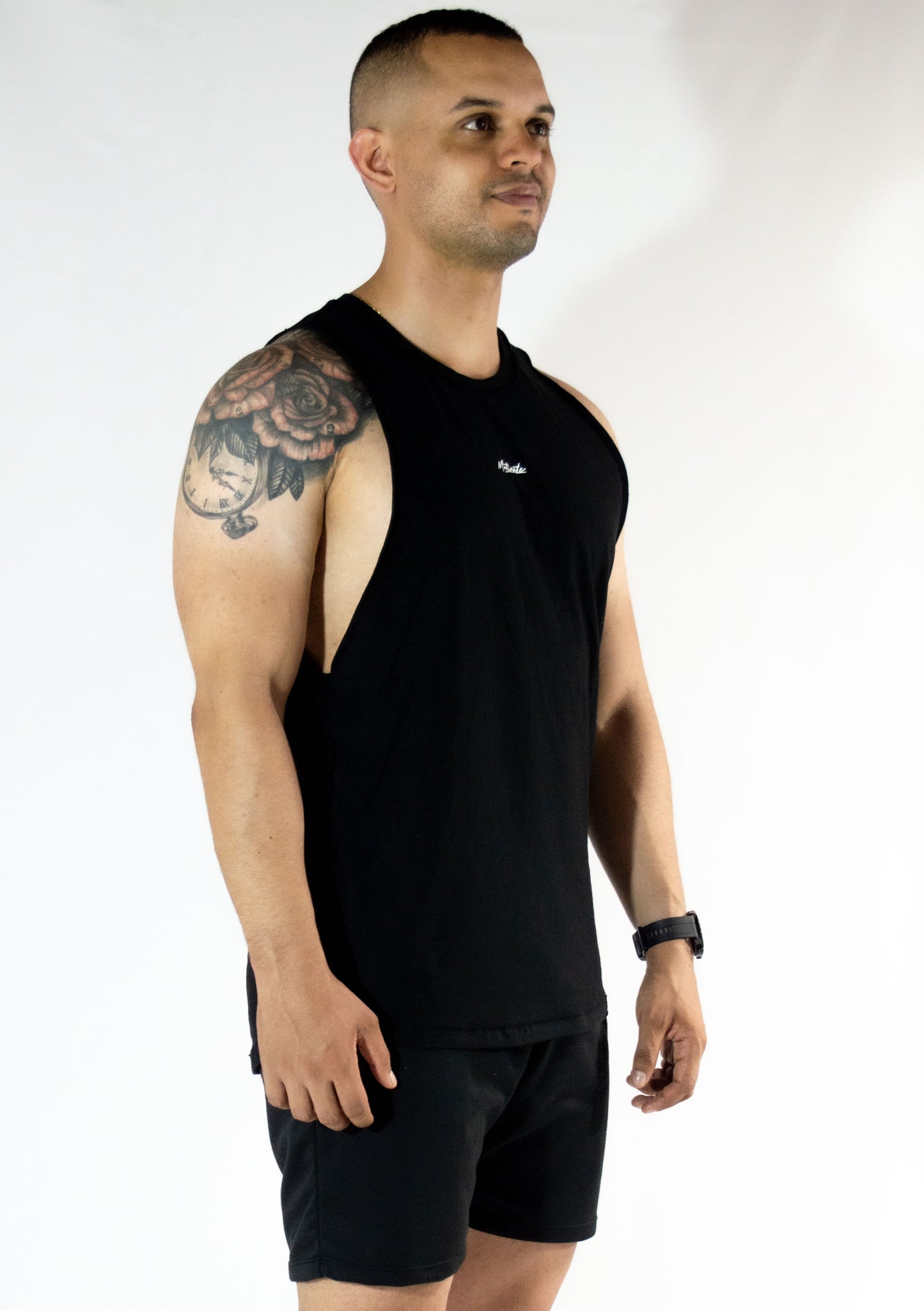 Camisilla Abierta Negro