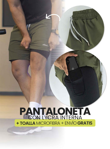 Pantaloneta Antifluido Lycrado con Lycra interna