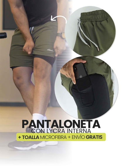 Pantaloneta Antifluido Lycrado con Lycra interna-
