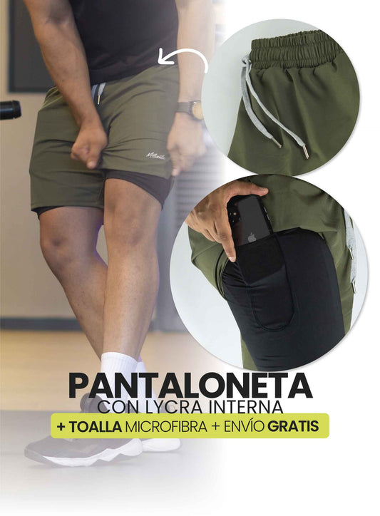 Pantaloneta Antifluido Lycrado con Lycra interna-