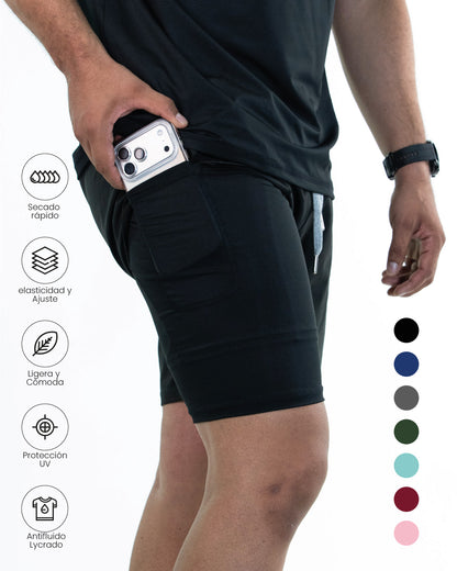 Pantaloneta Antifluido Lycrado con Lycra interna